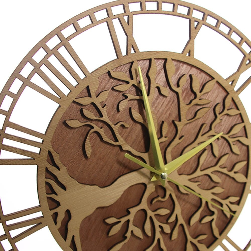Horloge Arbre de Vie en Bois