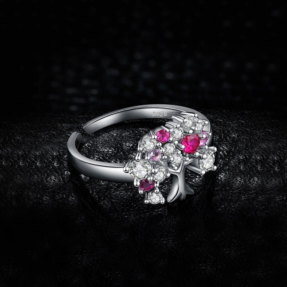 Bague Arbre de Vie diamant en argent Sterling 925