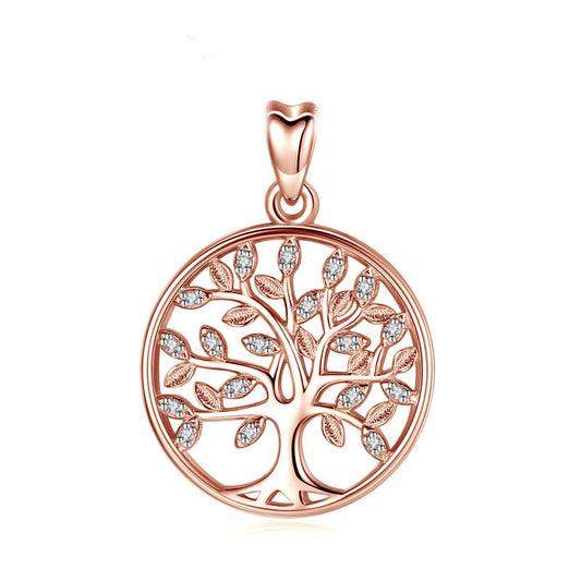 Pendentif Arbre de Vie Or Rose