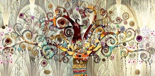 tableau Peinture Arbre de Vie