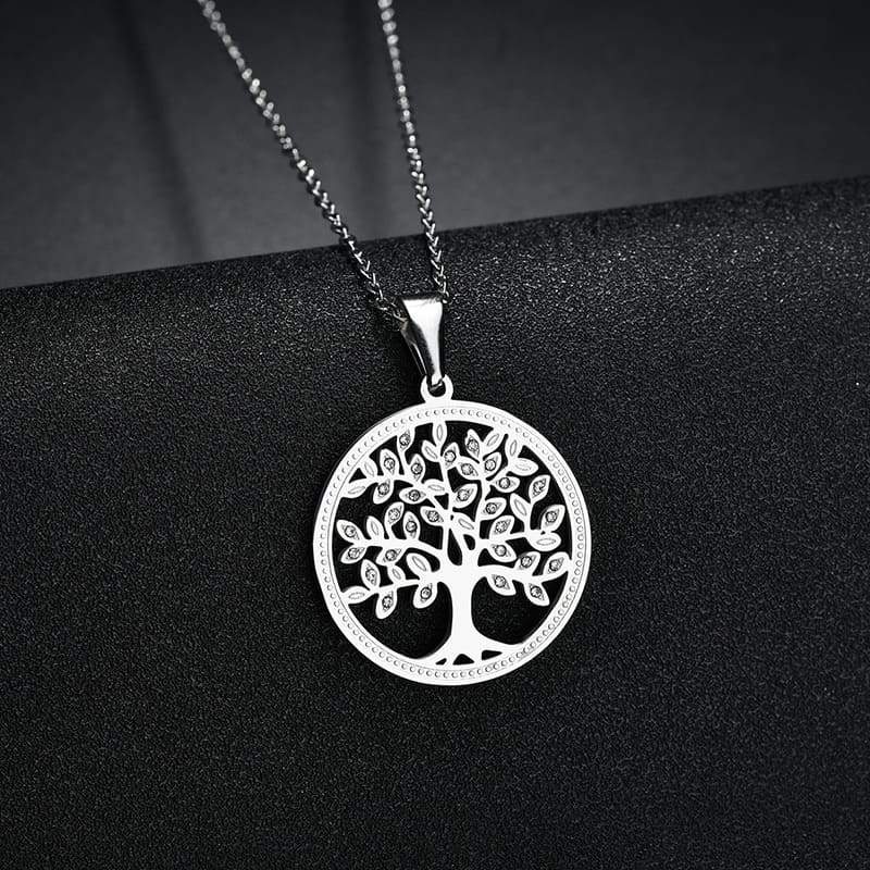 Pendentif Arbre de Vie Acier