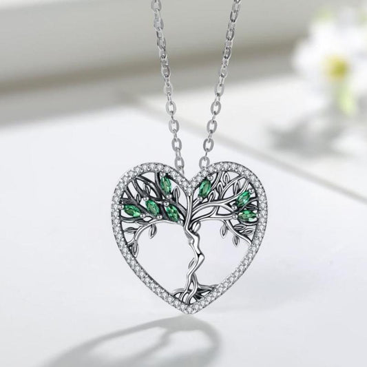 collier Arbre de Vie Argent Massif