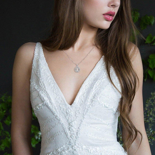 Collier Arbre de Vie Celte Argent Sterling 925 femme