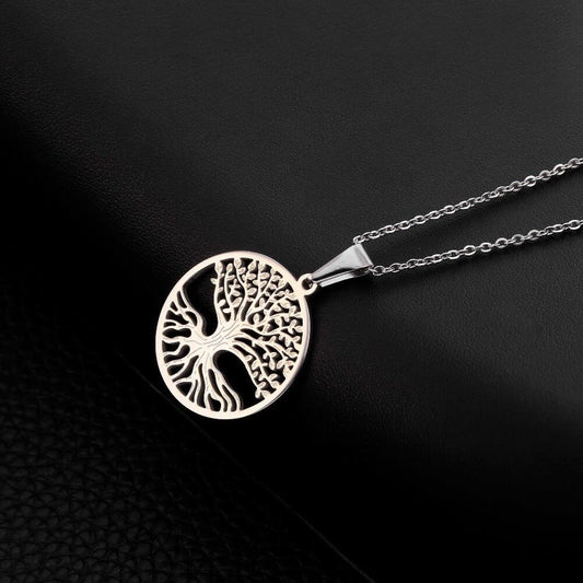 Collier Arbre de Vie Plaqué Argent