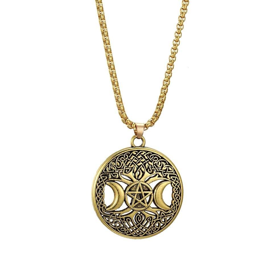 Pendentif Pentagramme Doré