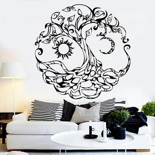 Sticker Arbre de Vie Abstrait