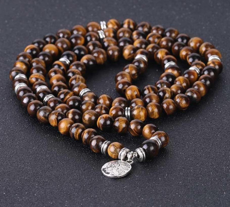 Bracelet Mala de protection Œil-de-Tigre