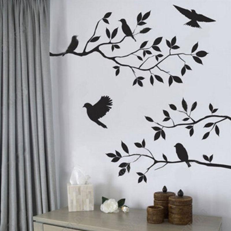 Sticker Branches d'Arbre Oiseaux