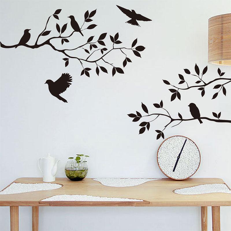 Sticker Arbre et Oiseaux