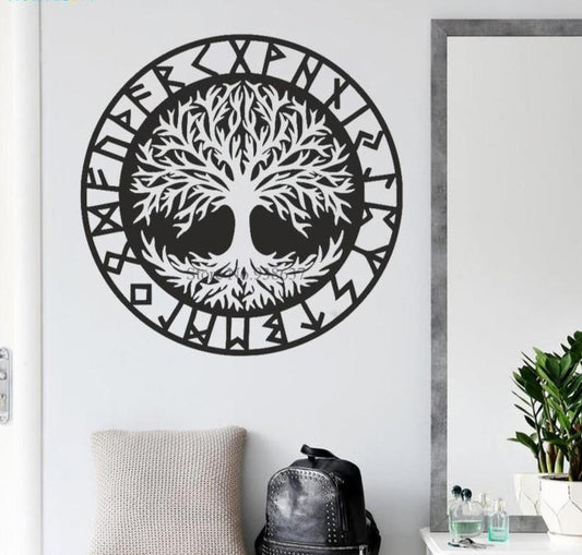 Sticker Arbre de Vie Yggdrasil