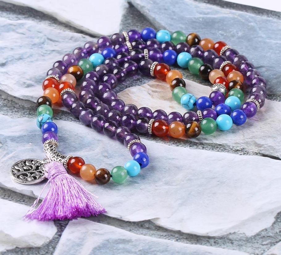 Bracelet Mala en Améthyste