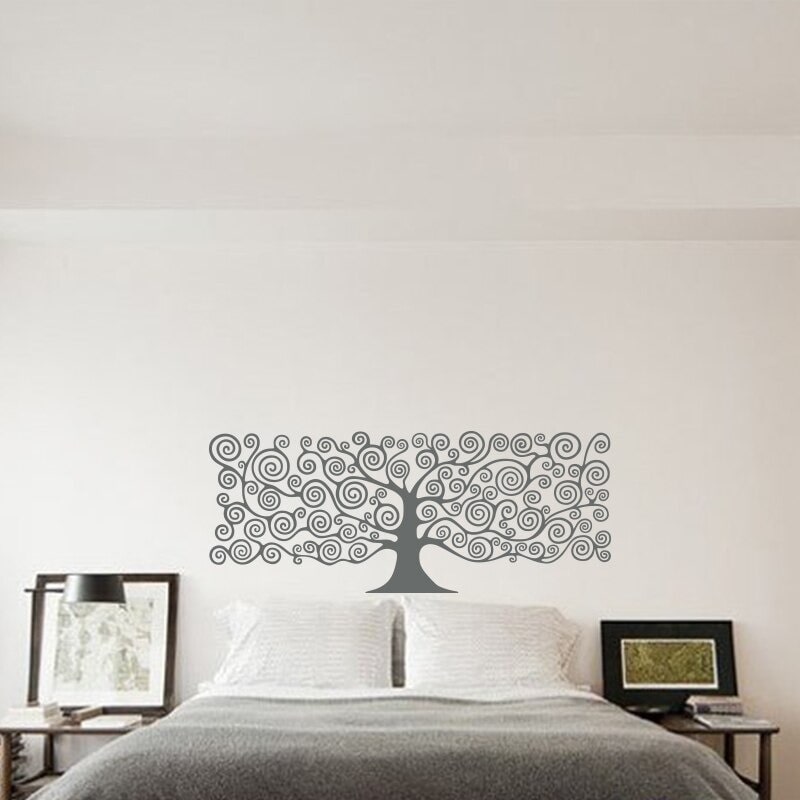 Sticker Arbre de Vie Klimt gris