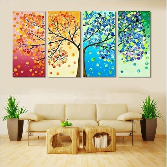 Tableau Arbre de Vie Couleur