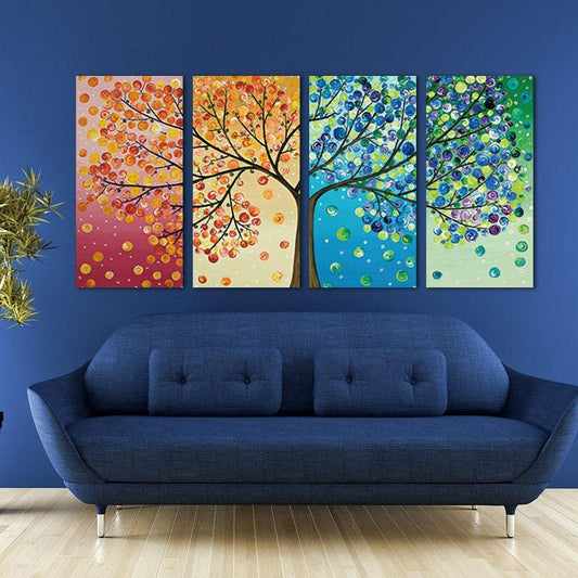 Tableau Arbre de Vie coloré