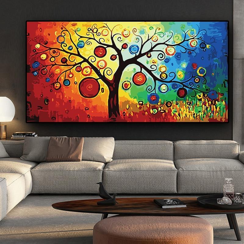 toile Arbre de Vie Couleur