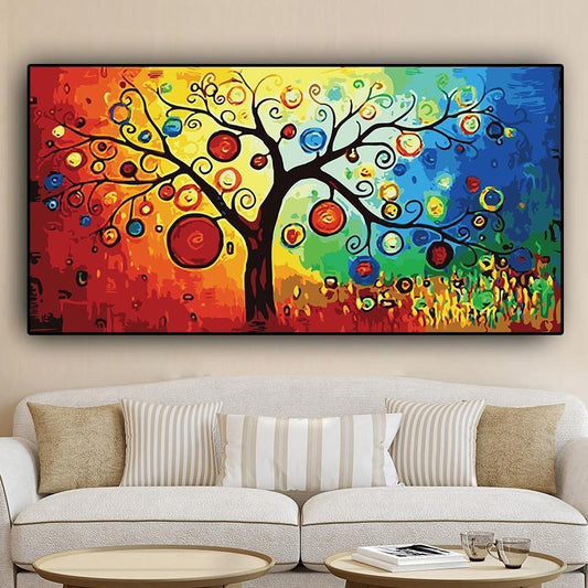 Tableau Arbre de Vie Couleur