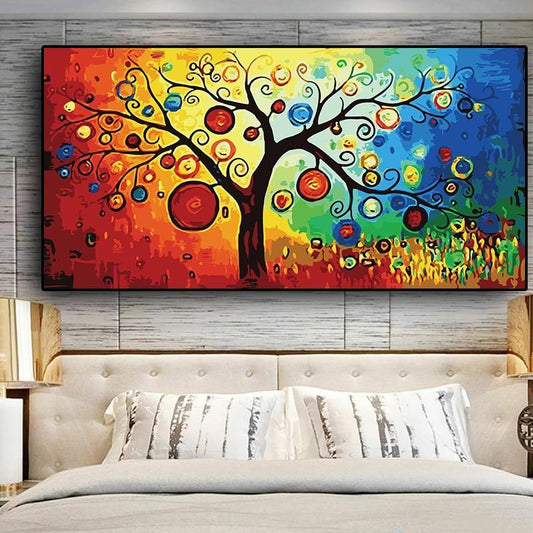 Tableau toile Arbre de Vie Couleur
