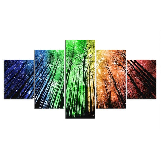peinture Arbre de Vie Multicolore