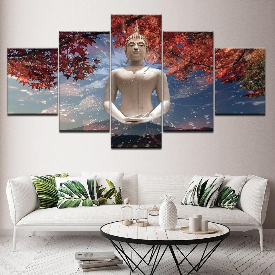 Tableau peinture Bouddha Zen