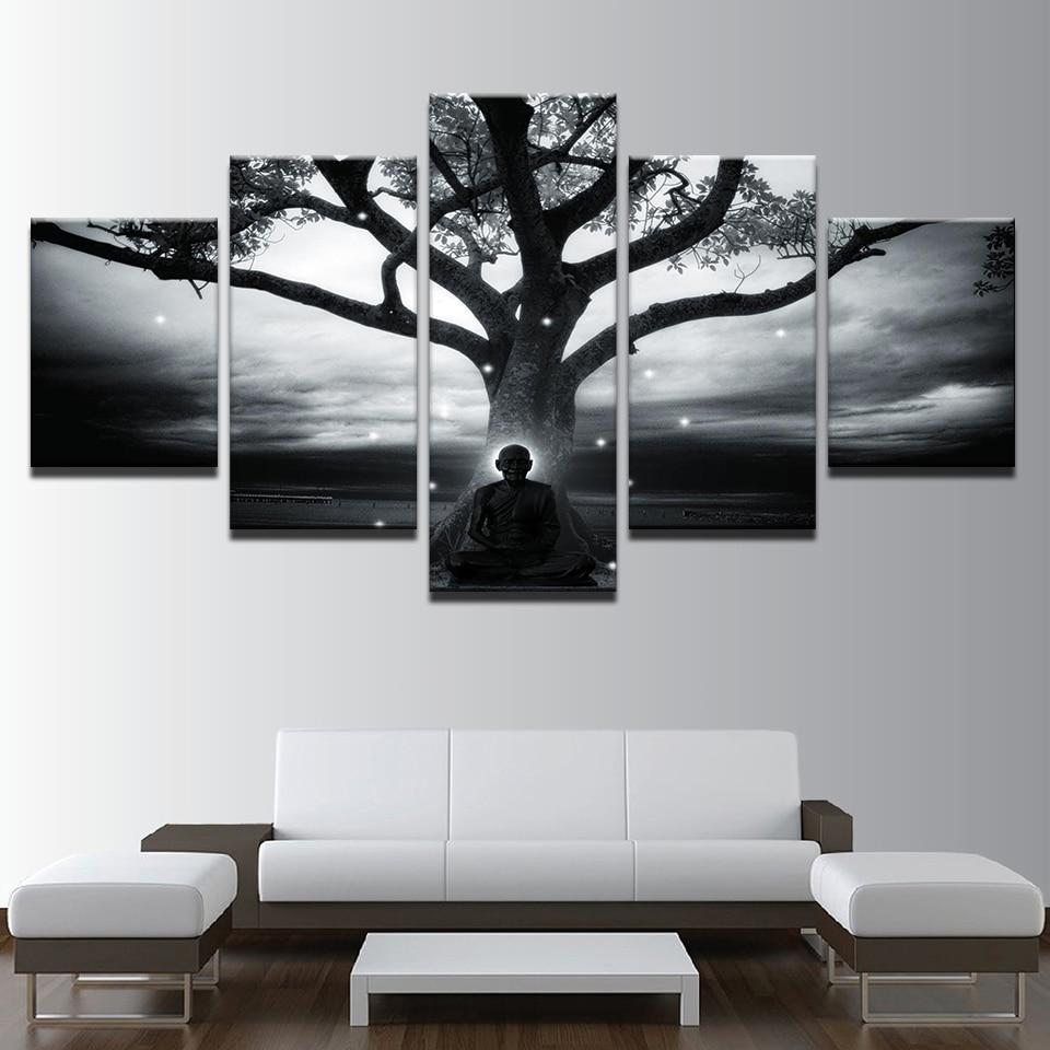 Tableau Moine Bouddhiste