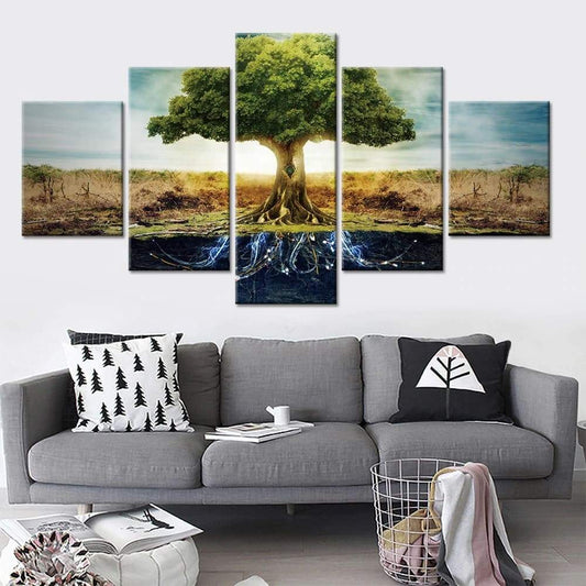 Tableau Arbre de Vie avec Racine