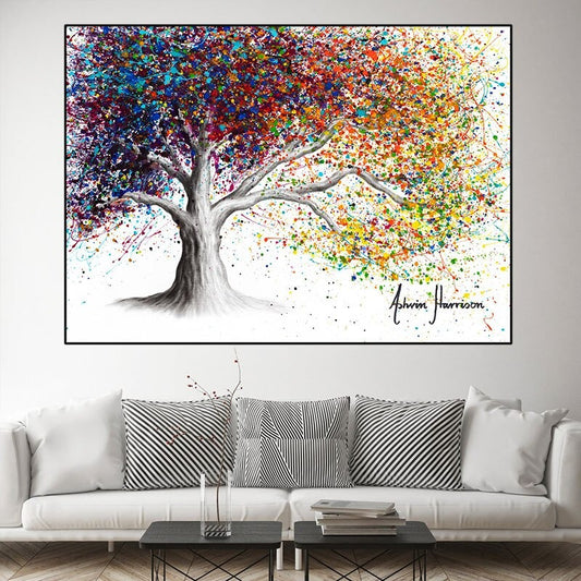 Toile Arbre de Vie Acrylique