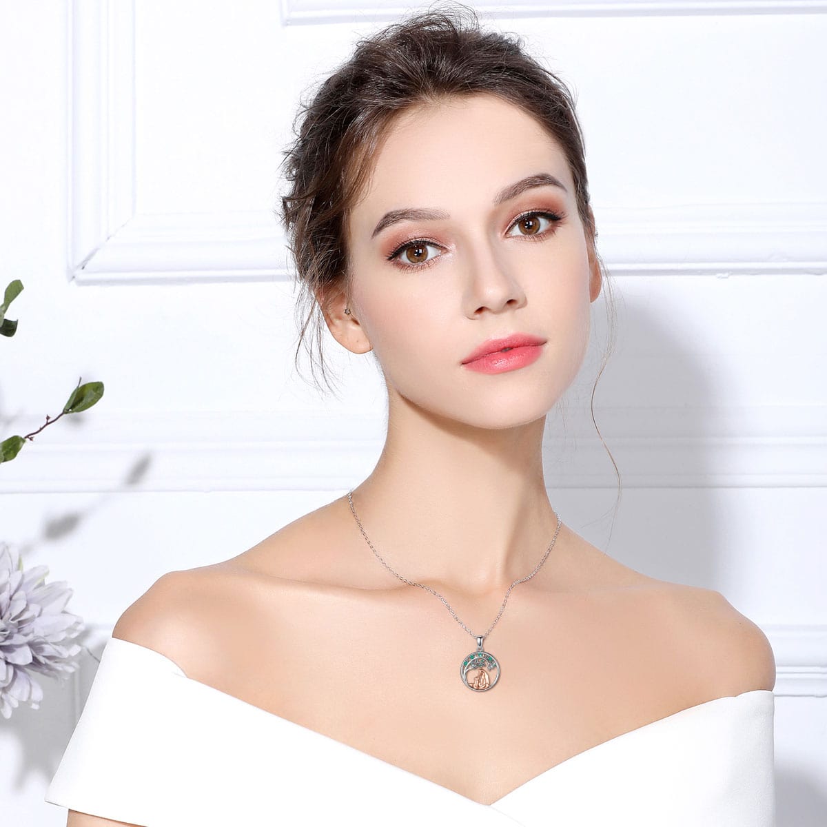 Collier Arbre de Vie Renand Or Rose en Argent Sterling 925