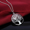 Collier Arbre de Vie Lotus en argent sterling 925