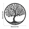 arbre de vie decoration en metal 40 cm