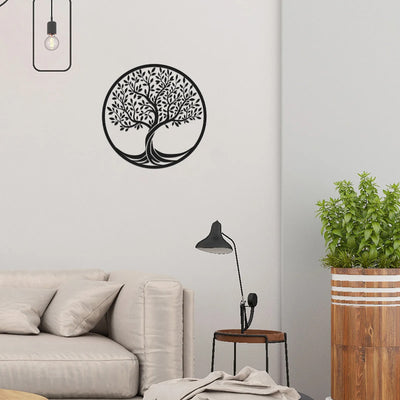 arbre deco murale en metal