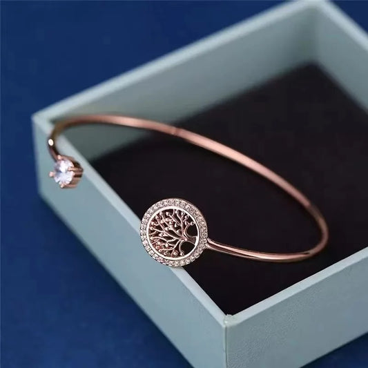 Bracelet Arbre de Vie Or Rose 