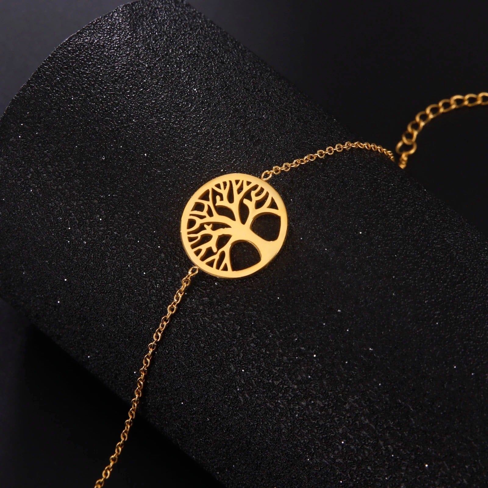 Bracelet Arbre de Vie Doré