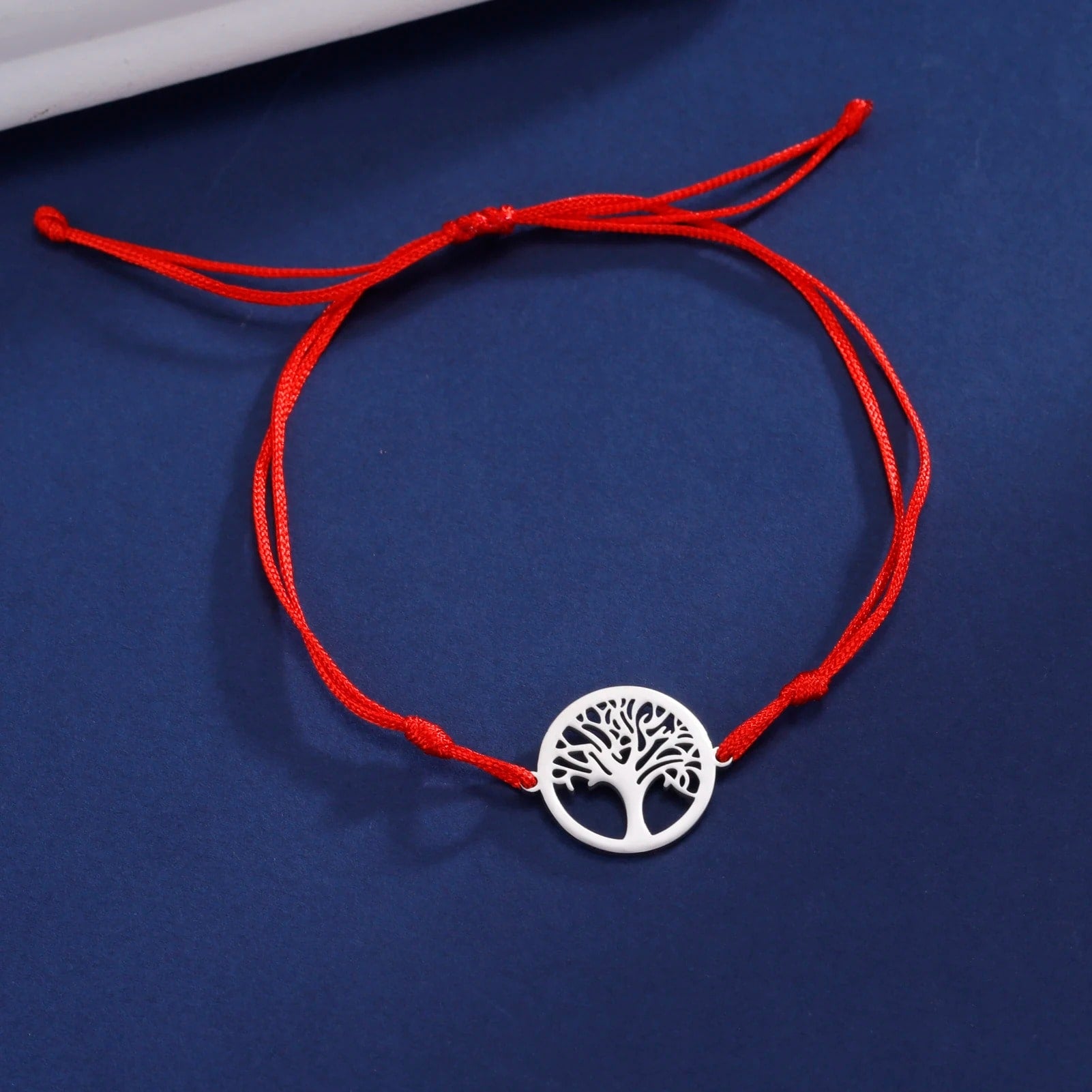 Bracelet Cordon Rouge Arbre de Vie
