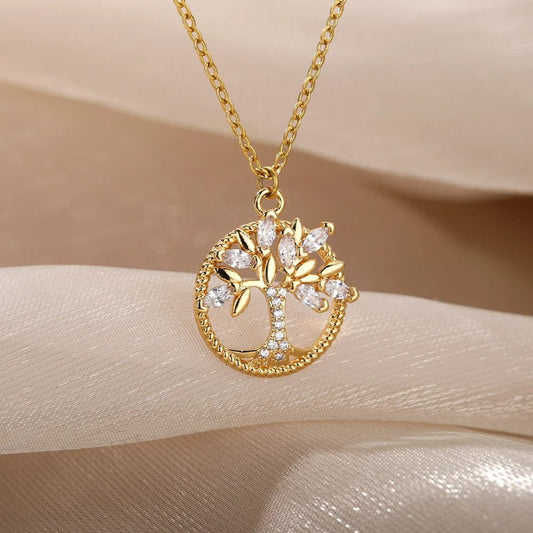 Collier or Arbre de Vie 