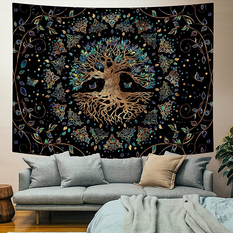 Tapisserie Murale Arbre de Vie