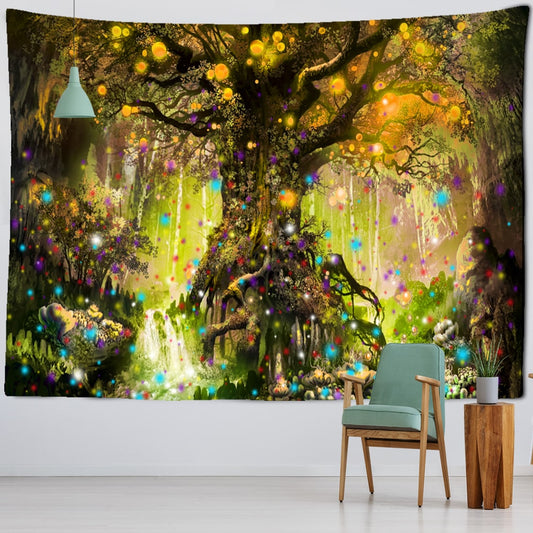 Tenture Arbre de Vie Vert