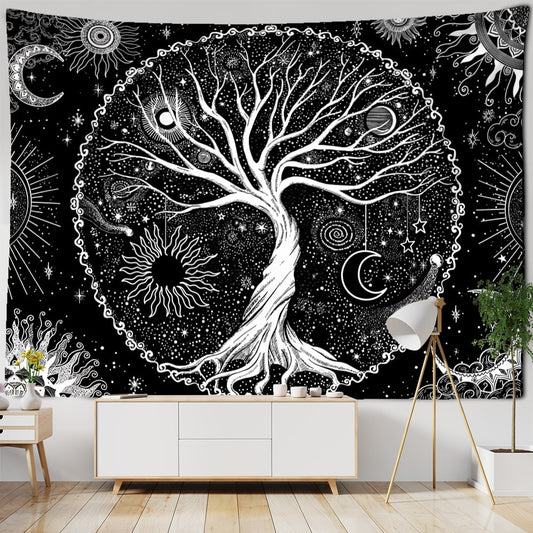 tapisserie murale arbre