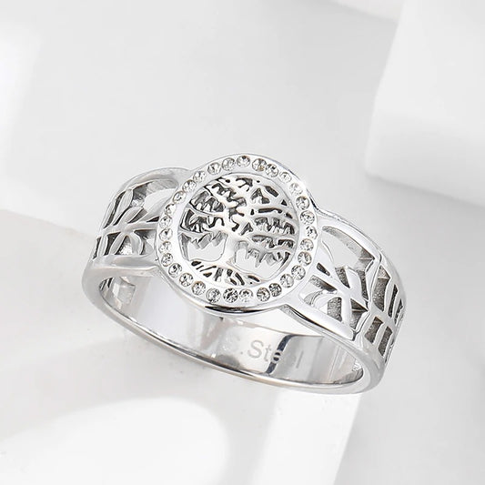 Bague Arbre de Vie Argenté
