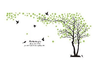 Sticker Arbre de Vie Vert