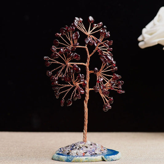 Déco à poser Arbre de Vie Grenat