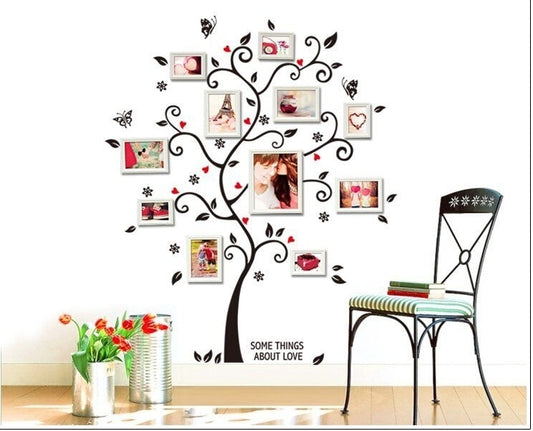 sticker arbre avec photo
