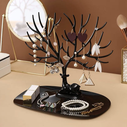 Arbre de Vie Porte-Bijoux noir