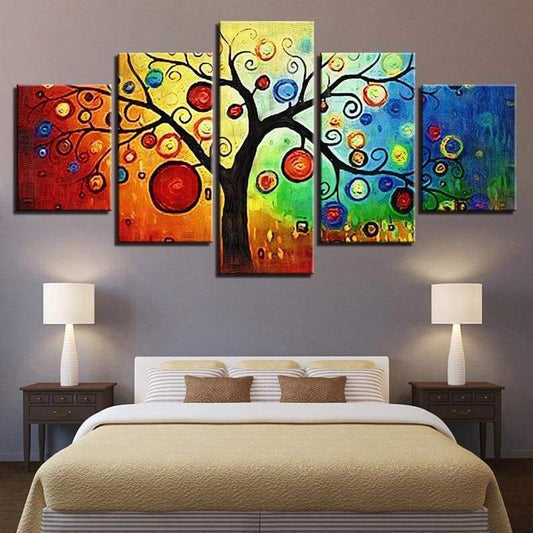 Tableau abstrait Arbre de Vie 