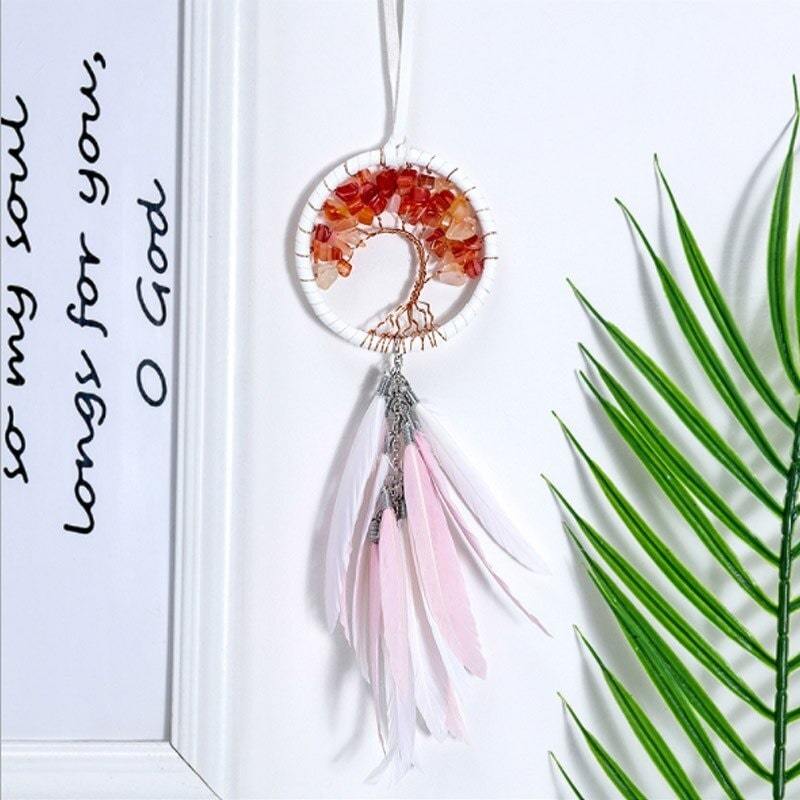Attrape-Rêve Agate Rouge