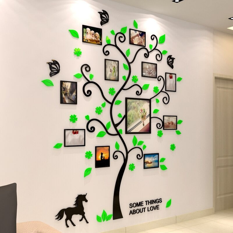 Sticker Arbre de Vie Photo de Famille