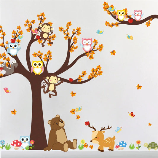 Sticker Arbre de Vie Hibou