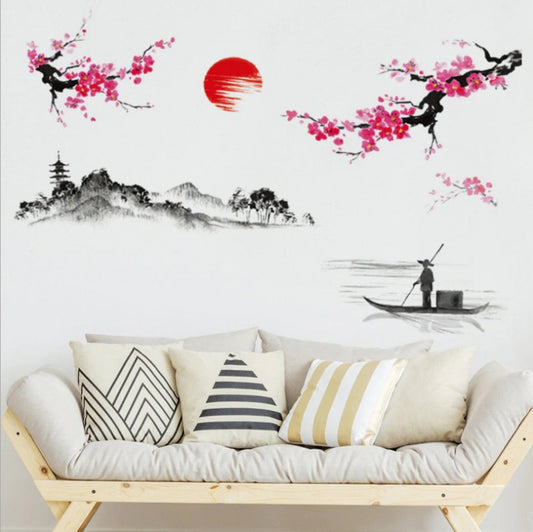 Sticker Fleur de Cerisier Japonais