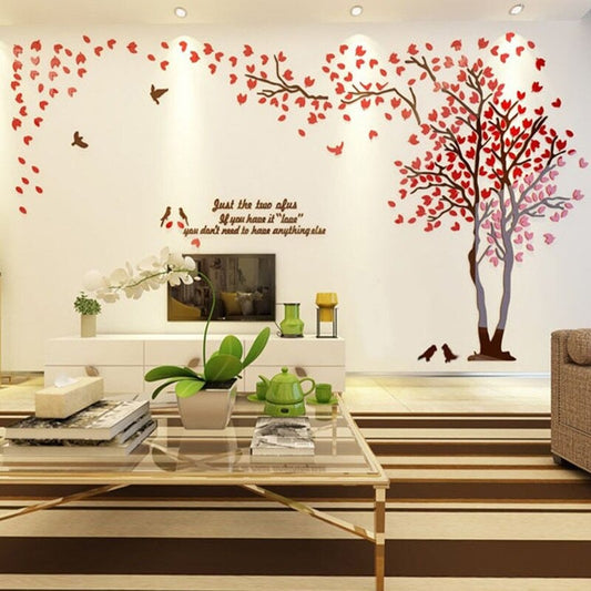 Sticker Arbre de Vie rouge