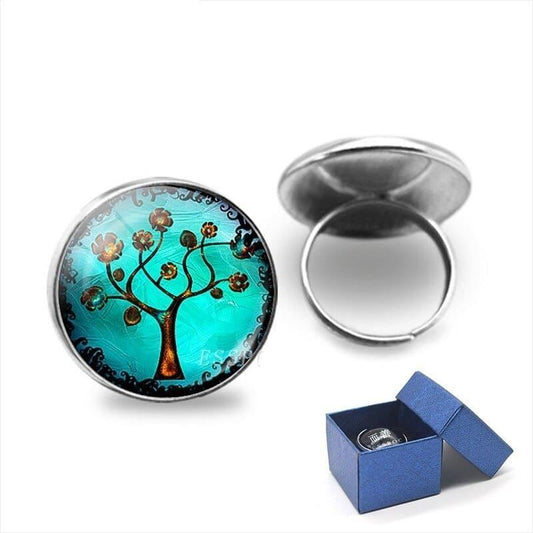 Bague Arbre de Vie Cycle de Vie