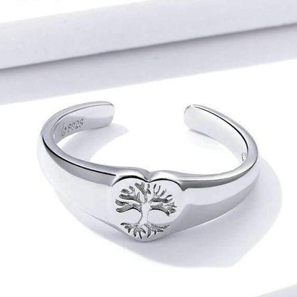 Bague Arbre de Vie avec Cœur